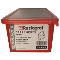 Kit met bevestigingsmateriaal voor Portier TOURAN II Alle modellen 09.2010 → 09.2015