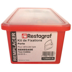 Kit met bevestigingsmateriaal voor Portier RENEGADE Alle modellen 02.2015 → 09.2018