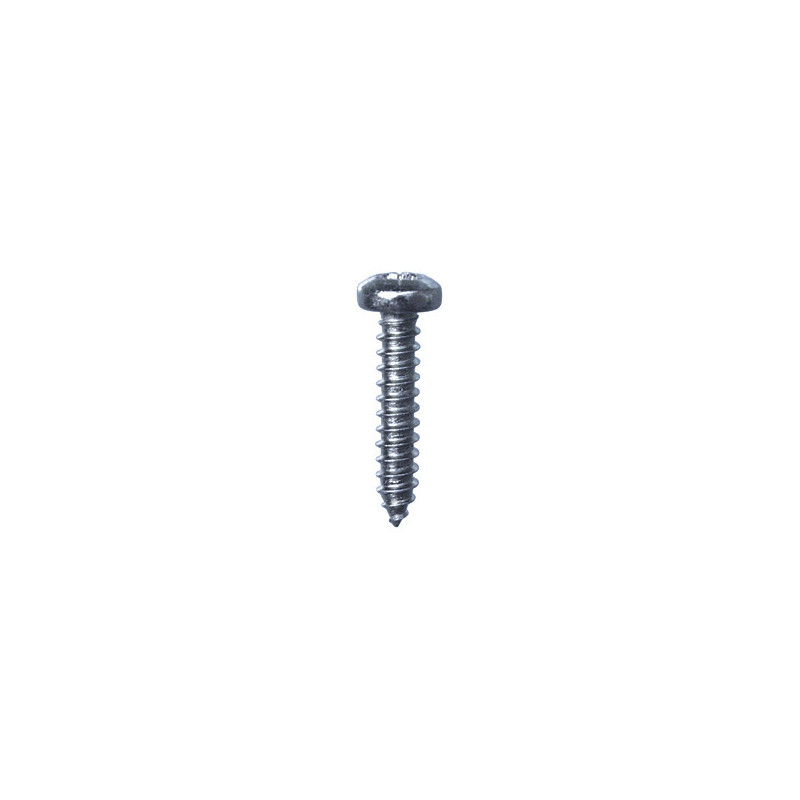 ZELFTAPPENDE SCHROEF MET GEWELFDE CILINDERKOP WIT ZINK Ø 3,9 X 19 mm DIN 7981