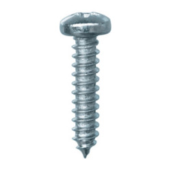 ZINC PLATED POZIDRIV PAN HEAD SELF TAPPING SCREW Ø 4,2 X 19 mm DIN 7981