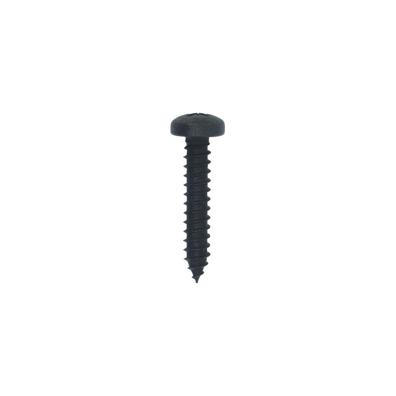 ZELFTAPPENDE SCHROEF MET GEWELFDE CILINDERKOP ZWART ZINK Ø 4,8 X 25 mm DIN 7981
