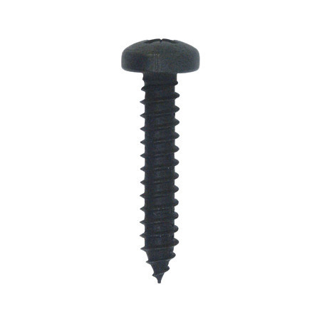 ZELFTAPPENDE SCHROEF MET GEWELFDE CILINDERKOP ZWART ZINK Ø 4,8 X 25 mm DIN 7981
