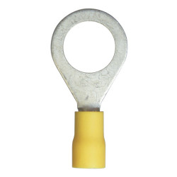 NIET-VERSTEVIGDE, VOORGEÏSOLEERDE, RONDE KABELSCHOEN  Ø 13 mm (2,6 → 6 mm²)