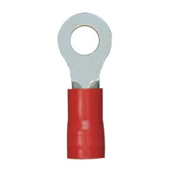 NIET-VERSTEVIGDE, VOORGEÏSOLEERDE, RONDE KABELSCHOEN  Ø 4 mm (0,3 → 1,5 mm²)