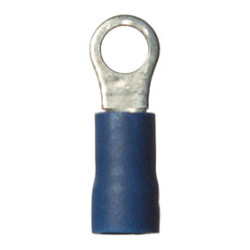VERSTEVIGDE, VOORGEÏSOLEERDE, RONDE KABELSCHOEN  Ø 4 mm (1 → 2,5 mm²)