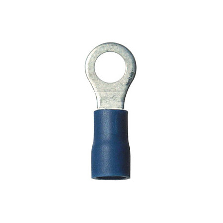 VERSTEVIGDE, VOORGEÏSOLEERDE, RONDE KABELSCHOEN   Ø 5 mm (1 → 2,5 mm²)