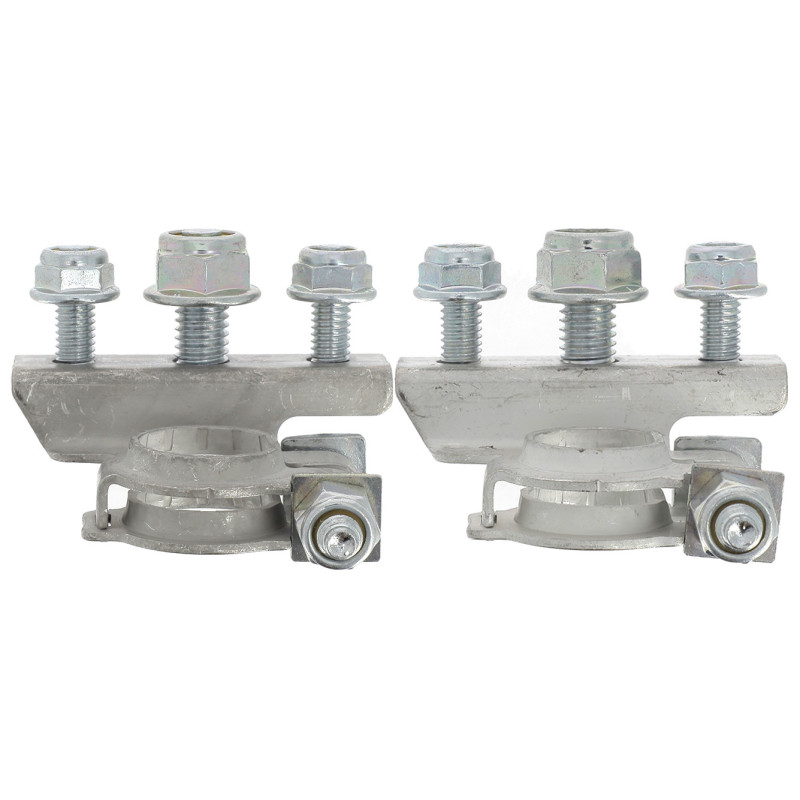 SET OF BATTERY TERMINALS M6 - M8 WITH NUTS (UNASSEMBLED)