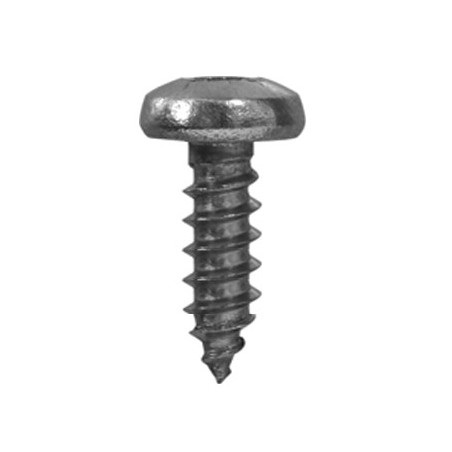 ZELFTAPPENDE SCHROEF MET GEWELFDE CILINDERKOP POZI INOX A4 Ø 4,2 X 9.5 mm DIN 7981
