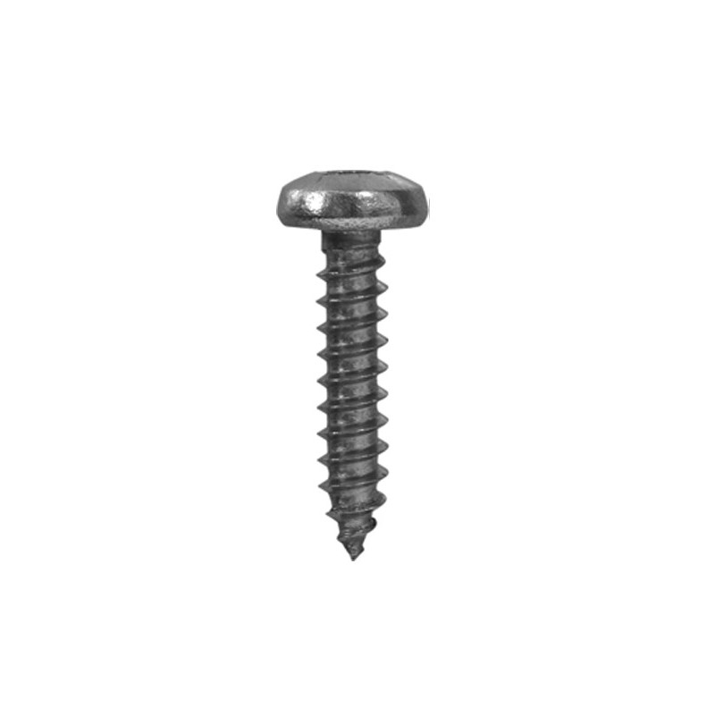 ZELFTAPPENDE SCHROEF MET GEWELFDE CILINDERKOP POZI INOX A4 Ø 4,2 X 16 mm DIN 7981