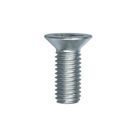 GRADE 6.8 ZINC PLATED COUNTERSUNK HEAD MACHINE SCREW M8-1.25 X 20 mm DIN 965