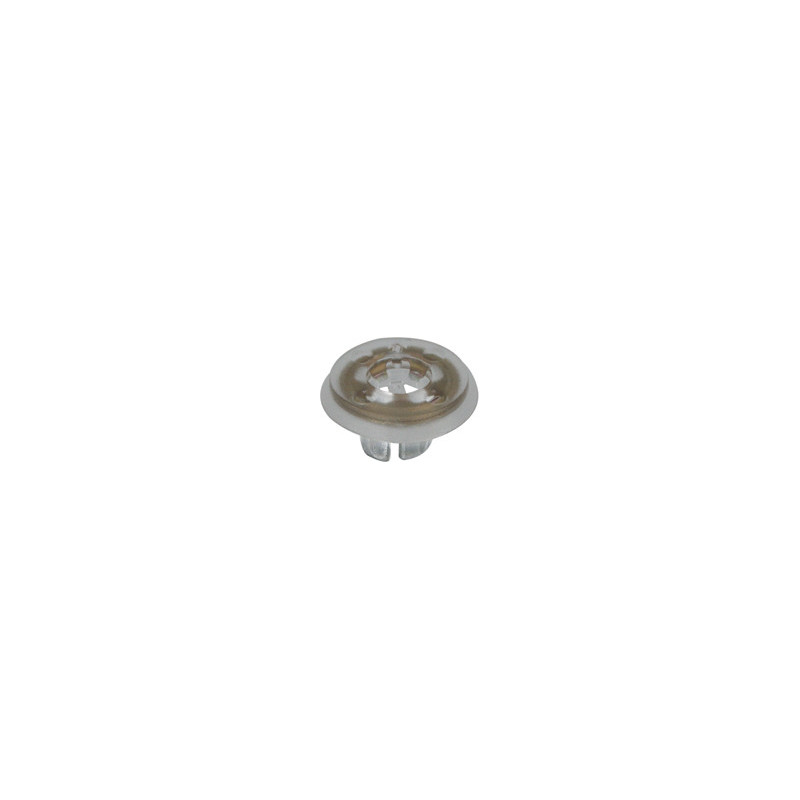 RUNDCLIP METALL/KUNSTSTOFF Ø 5 mm TÜRKNOTENBLECH