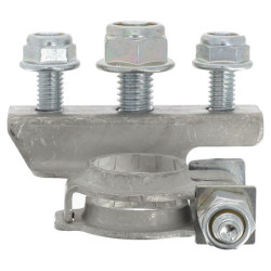 POSITIVE BATTERY TERMINAL M6 - M8 CONNECTORS WITH NUTS (UNASSEMBLED)