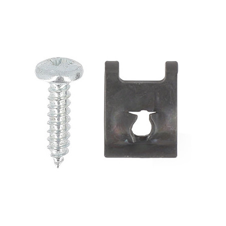 SET AUS LINSENKOPFSCHRAUBEN Ø 4,2 X 16 mm MIT U-CLIPMUTTEREN