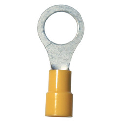 GEÏSOLEERDE, RINGVORMIG KABELSCHOEN Ø 10 mm (2,6 → 6 mm²) DUBBELE KRIMP