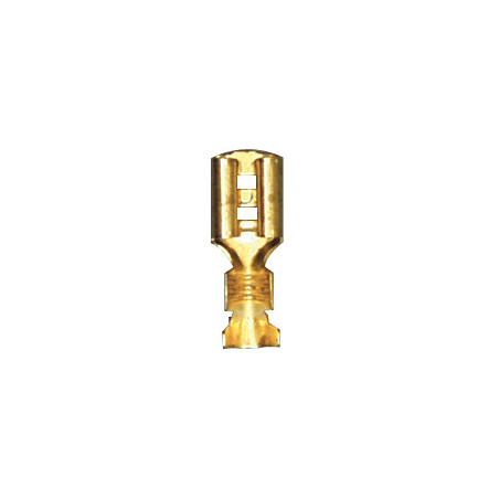 NON-INSULATED FLAT FEMALE TERMINAL 4,8 X 0,5 mm (0,5 → 2 mm²)