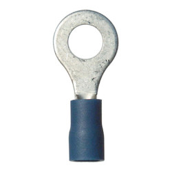 VERSTEVIGDE, VOORGEÏSOLEERDE, RONDE KABELSCHOEN  Ø 6 mm (1 → 2,5 mm²)