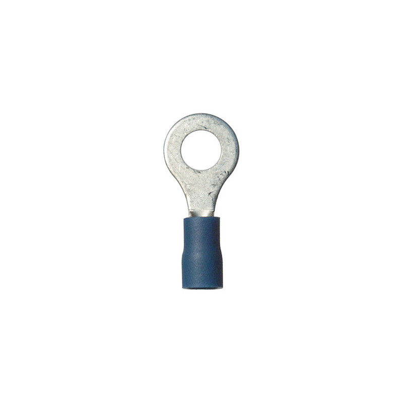 VERSTEVIGDE, VOORGEÏSOLEERDE, RONDE KABELSCHOEN  Ø 6 mm (1 → 2,5 mm²)