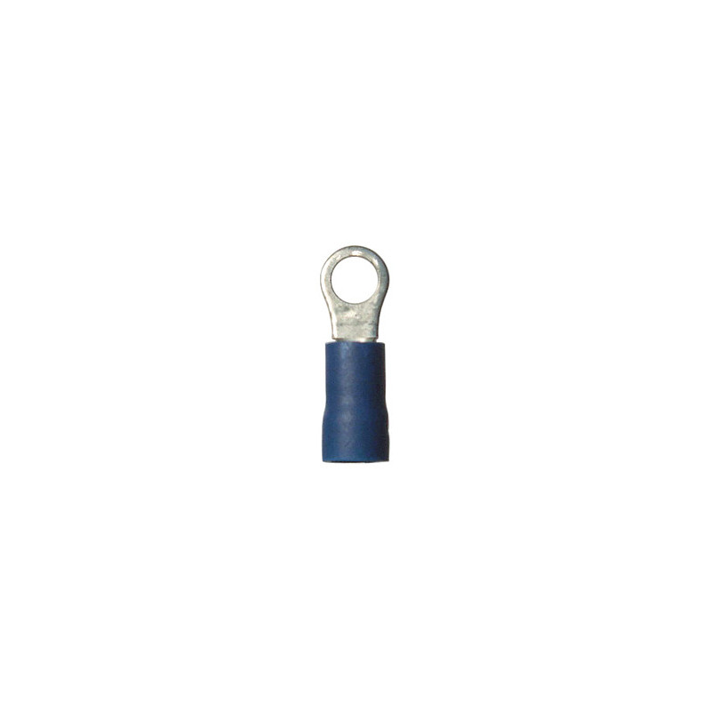 NIET-VERSTEVIGDE, VOORGEÏSOLEERDE, RONDE KABELSCHOEN  Ø 4 mm (1 → 2,5 mm²)
