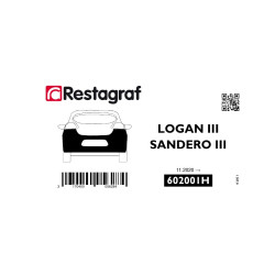Kit de Fixations pour bouclier AR LOGAN III / SANDERO III 11.2020 →