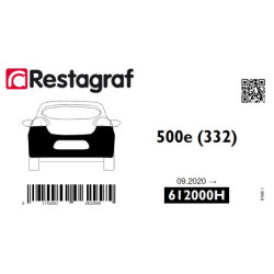 Befestigungssatz für die hintere stoßstange 500e (332) 09.2020 →