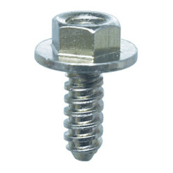 ACME-SCHROEF MET ZESKANTKOP MET FLENS  Ø 6,35 X 17 mm MOTORSPATBESCHERMING ONDER MOTOR