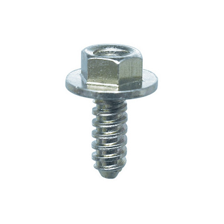 ACME-SCHROEF MET ZESKANTKOP MET FLENS  Ø 6,35 X 17 mm MOTORSPATBESCHERMING ONDER MOTOR