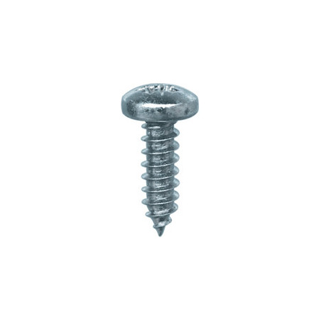 ZELFTAPPENDE SCHROEF MET GEWELFDE CILINDERKOP WIT ZINK Ø 4,8 X 16 mm DIN 7981