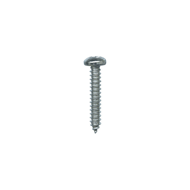 ZEFLTAPPENDE SCHROEF MET GEWELFDE CILINDERKOP WIT ZINK Ø 4,2 X 25 mm DIN 7981