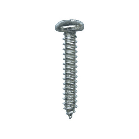 ZEFLTAPPENDE SCHROEF MET GEWELFDE CILINDERKOP WIT ZINK Ø 4,2 X 25 mm DIN 7981