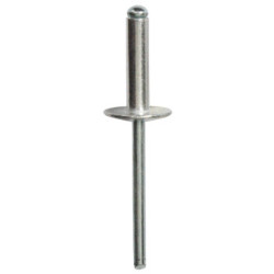 ALUMINIUM NAGEL MET BREDE KOP  Ø 4,8 X 18 mm