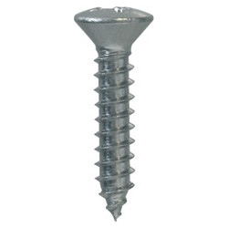 ZELFTAPPENDE SCHROEF MET GEWELFDE VERZONKEN KOP POZI INOX A4 Ø 3,9 X 19 mm DIN 7983