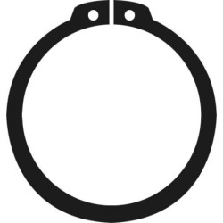BORGRING  Ø 24 X 1,2 mm DIN 471 BUITEN