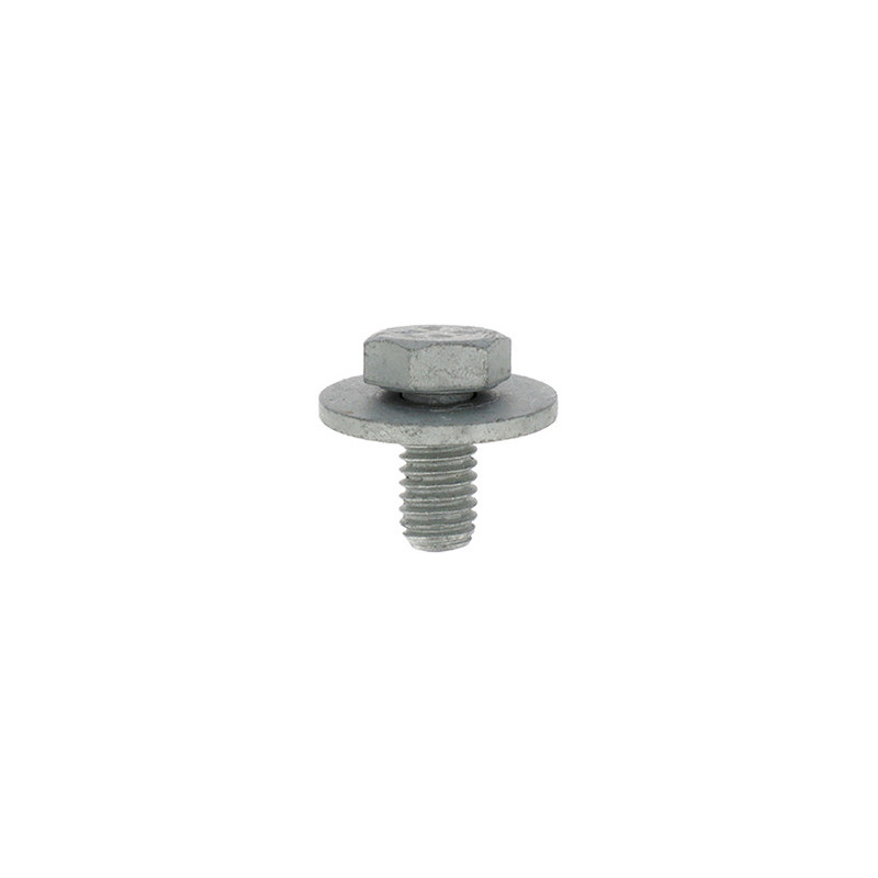SCHRAUBE AUßENSECHSKANT MIT SCHEIBE M6-1.00 X 12 mm SEITENWAND VORNE