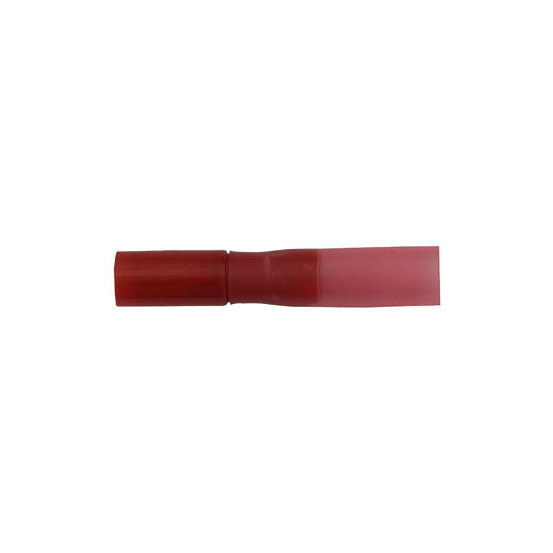 HEAT-SHRINKABLE FEMALE PRE-INSULATED CYLINDRICAL TERMINAL Ø 4 mm (0,3 → 1,5 mm²)