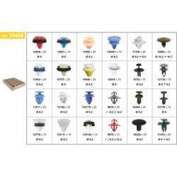 BORD MET CLIPS VOOR BEDRIJFSWAGENS VAN FRANSE OEM