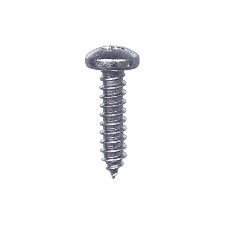 ZELFTAPPENDE SCHROEF MET GEWELFDE CILINDERKOP WIT ZINK Ø 4,8 x 19 mm DIN 7981