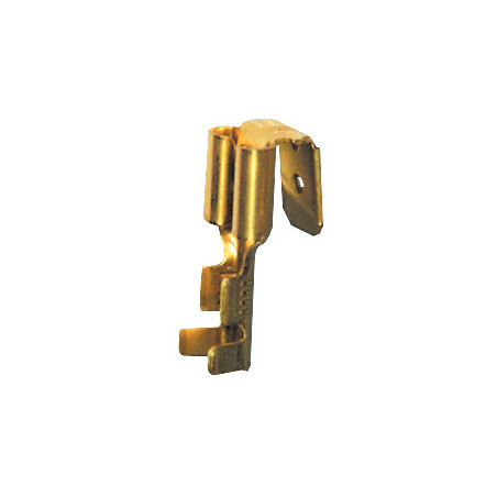 PIGGYBACK NON-INSULATED FLAT TERMINAL 6,35 x 0,8 mm (0.75 → 2 mm²)