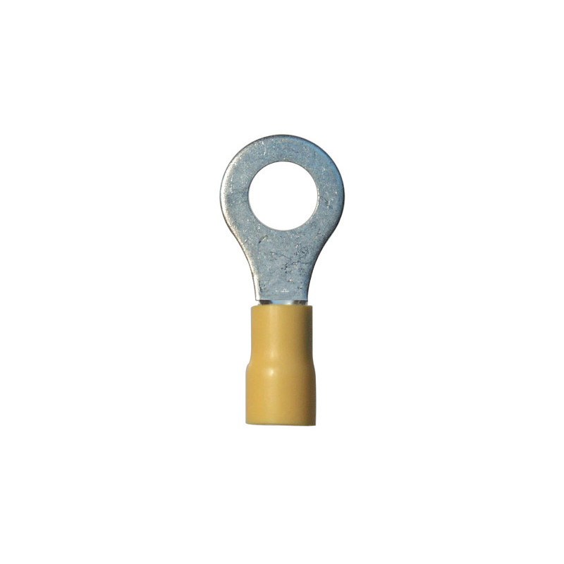 VERSTEVIGDE, VOORGEÏSOLEERDE, RONDE KABELSCHOEN  Ø 8 mm (2,6 → 6 mm²)
