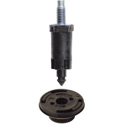 SET OF DAMPER AND 1/4 TURN RETAINING CLIP FOR UPPER ENGINE COVER
