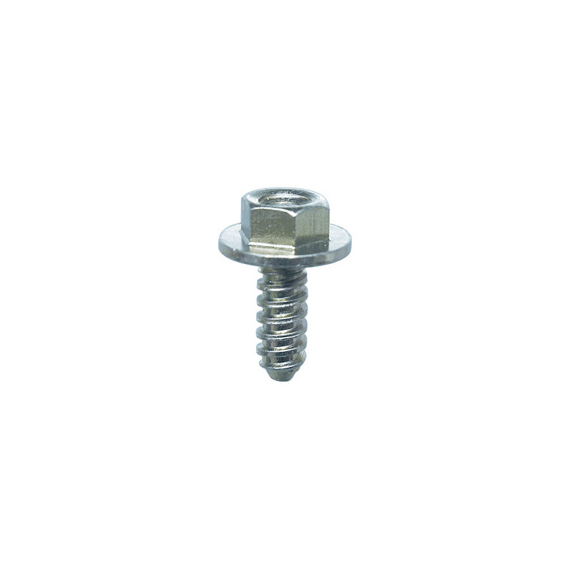ACME-SCHROEF MET ZESKANTKOP EN FLENS  Ø 6,35 X 17 mm MOTORSPATBESCHERMING ONDER MOTOR