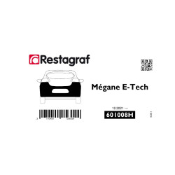 Kit de Fixations pour bouclier AR MEGANE E-TECH (XCB) 12.2021 →
