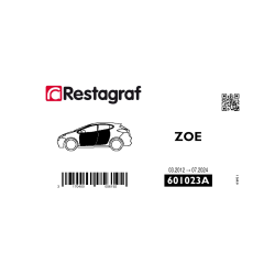 Kit de Fixations pour portes ZOE Toutes versions 03.2012 →  07.2024