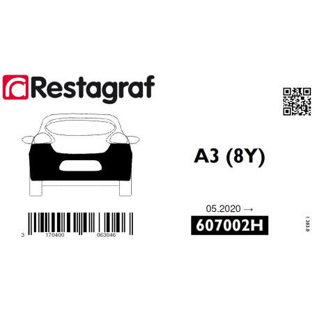 Bevestigingsset voor achterbumper A3 (8Y) 05.2020 →