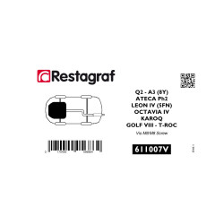 Bevestigingsset voor   motorverkleding (onder) A3 -Q2 / ATECA / LEON IV / KAROQ / OCTAVIA IV / GOLF VIII / T ROC