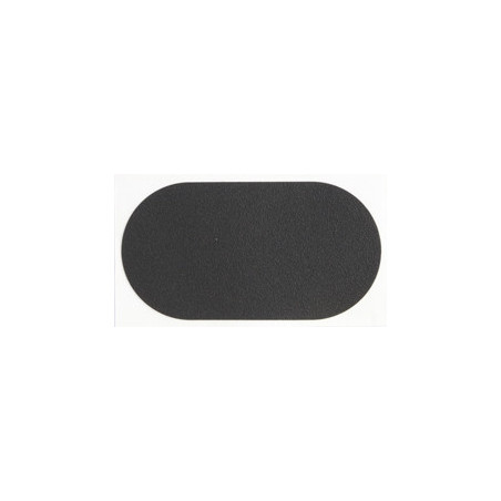 ZELFKLEVENDE ZWARTE OPVULDOP 62 X 33 mm