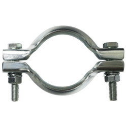 EXHAUST CLAMP Ø 66 mm WITH THROAT