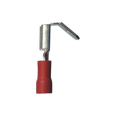 VROUWELIJK GEÏSOLEERD VLAKSTEKERHULS KABELSCHOEN MET TAB 6,35 X 0,8 mm (0,3 → 1,5 mm²)
