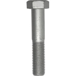 VIS À MÉTAUX TÊTE H CL10.9 M16-2.00 X 80 mm DIN 931 PARTIELLEMENT FILETÉE