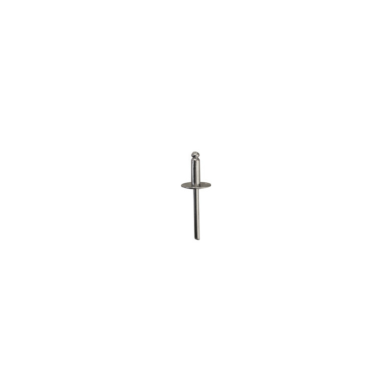 INOX NAGEL MET BREDE KOP  Ø 4,8 X 14 mm
