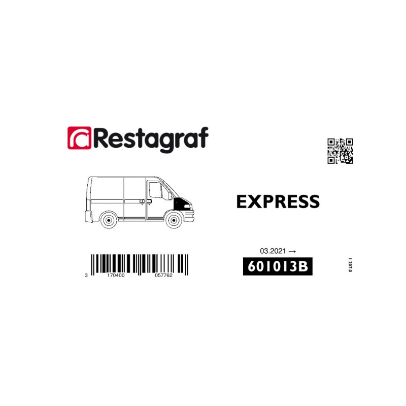 Bevestigingsset voor voorvleugel EXPRESS (XJK) 03.2021 →